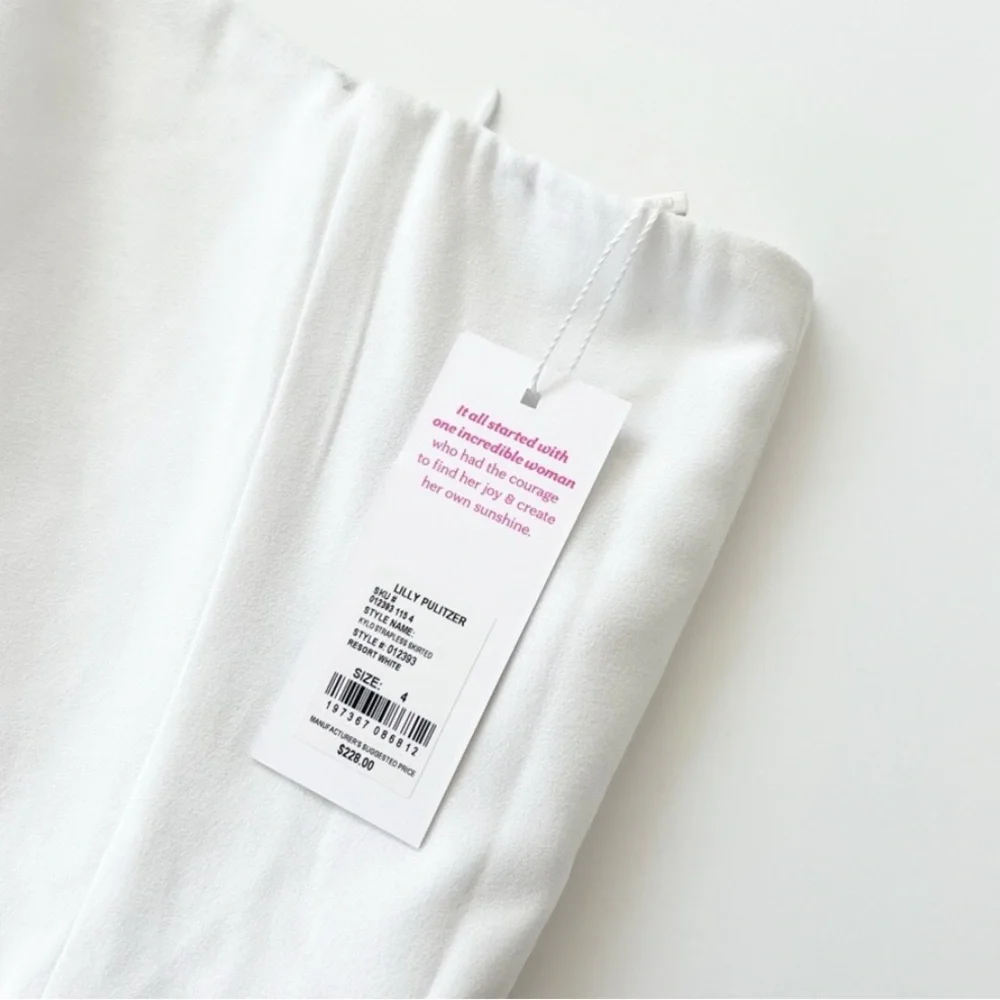Lilly Politzer Kylo Mini Strapless Skirted Romper in Resort White 4 NWT - Picture 7 of 9